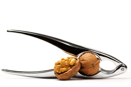 Nutcracker with two walnuts