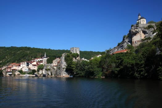 Cahors in the south of France on the Lot
