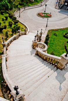 Urban path in the centre of Iasi