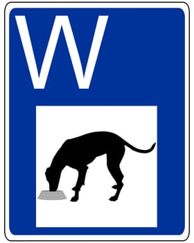 Traffic signs for dogs