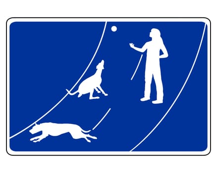 Traffic signs for dogs