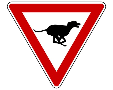 Traffic signs for dogs