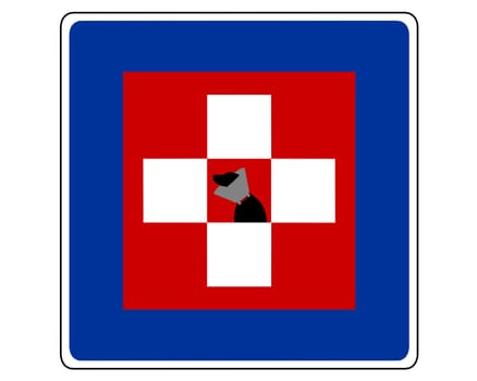 Traffic signs for dogs