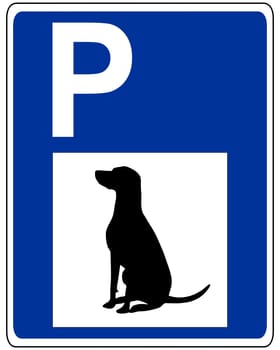 Traffic signs for dogs