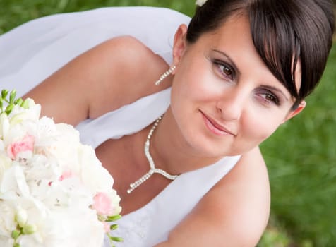 Portrait of the beautiful bride