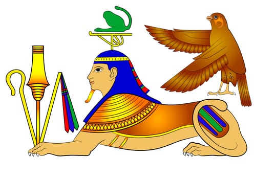 Sphinx - mythical creatures of ancient Egypt