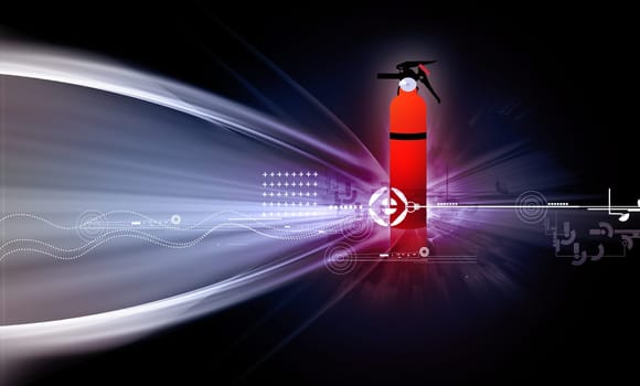 portable fire extinguisher