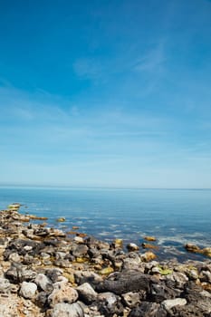 a stone beach of the sea nature walk nature sea air