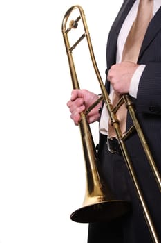Man with instrument