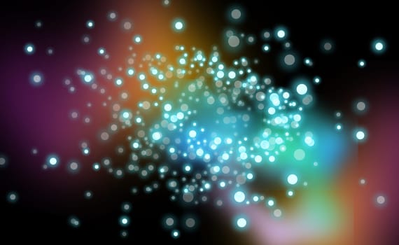 particle background