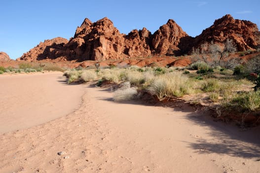 Wash in Valley of Fire State Park, Nevada
