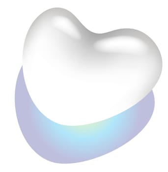 a crystal heart