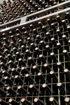 Stacked bottles