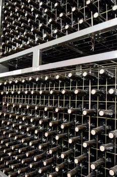 Stacked bottles