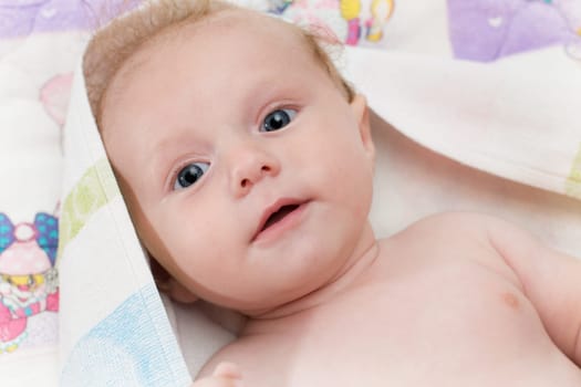 Baby in towel