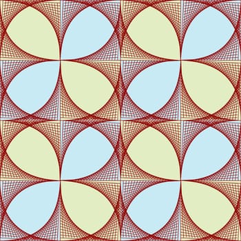 abstract red mesh