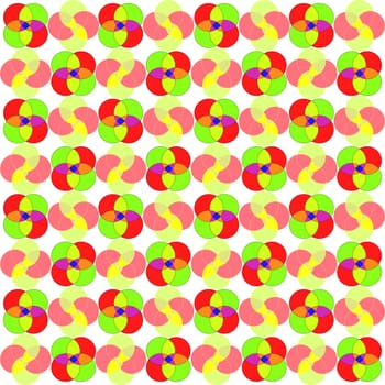 circles seamless abstract pattern