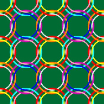 circles seamless pattern