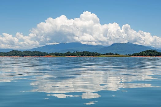 Nam Ngum Reservoir in Laos