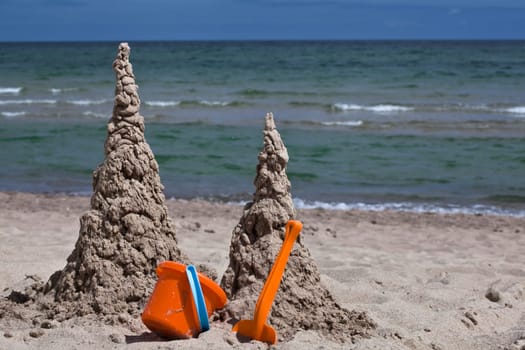 Kleckerburg on the Baltic Sea..