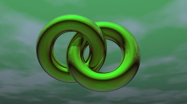 Green circles
