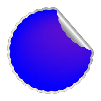 flowerish blue label