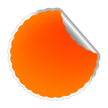 flowerish orange label