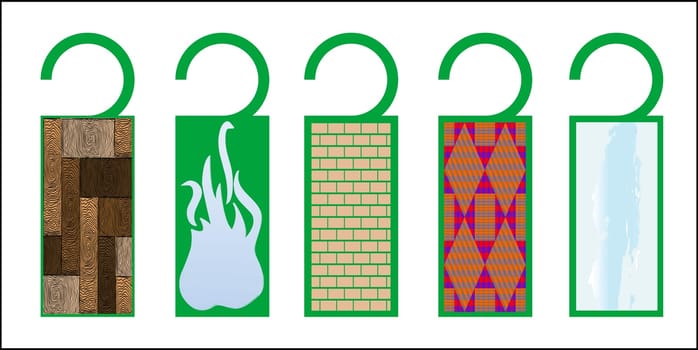 tags with texture