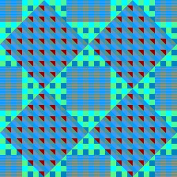 geometric blue seamless pattern