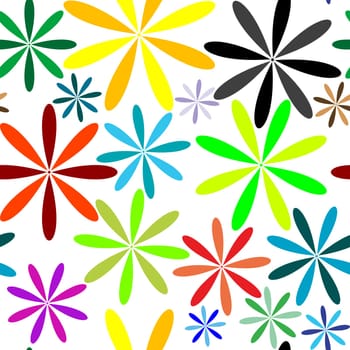 little flowers seamless pattern