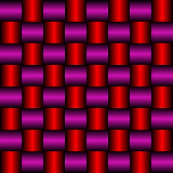 metallic red purple mesh