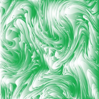 mixed green and white