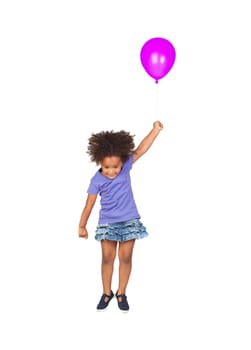 Adorable african little girl with beautiful hairstyle