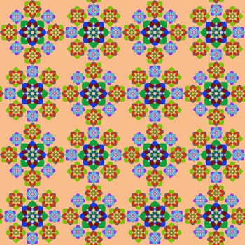 seamless geometric shapes texture extended