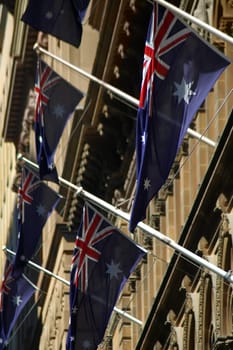 Australian flags