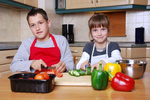 Cutting vegetables