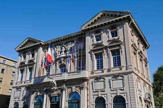 The town hall of Marseille in France
