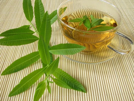 Tea with lemon verbena