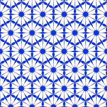 Seamless blue wallpaper pattern