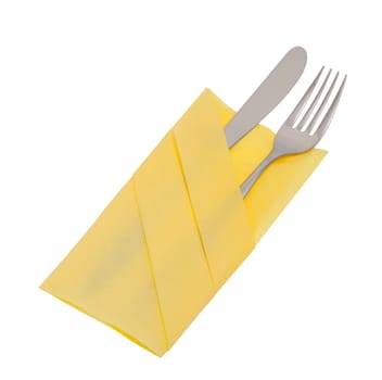 Fork and knife with clipping path