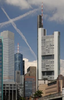 High-rise buildings in Frankfurt
