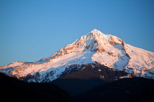 mount hood in winter