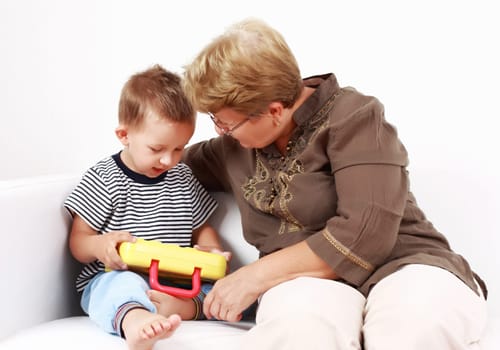 Playing with granny