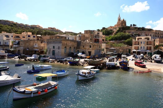 Port of Mgarr in Gozo