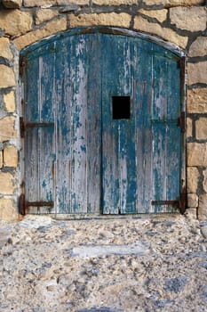 Door to boat shed