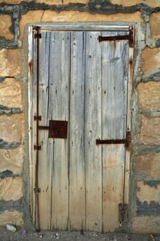 Door to boat shed