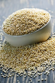 Quinoa grain closeup