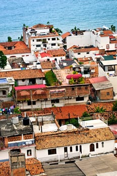 Rooftops in Puerto Vallarta, Mexico