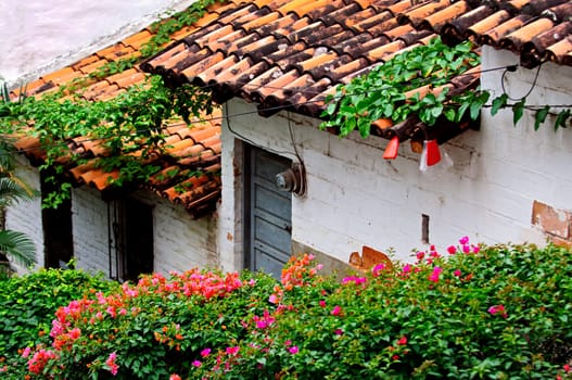 Old buildings Puerto Vallarta, Mexico