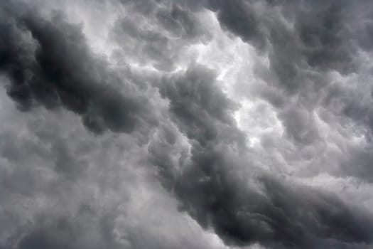 masses of dark clouds - rainy clouds